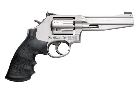 Smith And Wesson M686 Pro Revolver 357 Magnum 5 In Black Synthetic