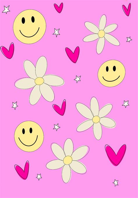 Pink Smile Wallpaper Imagem De Fundo Para Iphone Adesivos