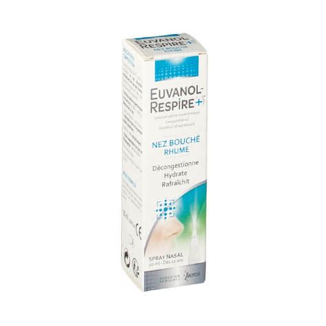 Euvanol respire+ blocked nose cold nasal spray 20ml. MERCK Euvanol respire+ spray nasal 20ml - Parapharmacie ...