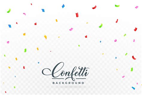 Colorful Confetti And Tinsel Falling Graphic By Iftidigital · Creative