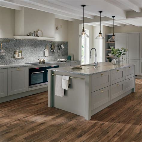 (15 images) when it comes to classic kitchen styles, you can't go much further than the shaker style kitchen. Inspiration | Grey shaker kitchen, Howdens kitchens, Kitchen island design