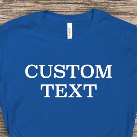 Bulk Prices Customize Your Own Shirt With Text Wholesale Etsy