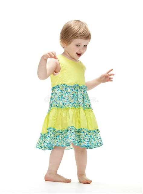 Playful Baby Girl Dancing Stock Photo Image Of Active 29240220