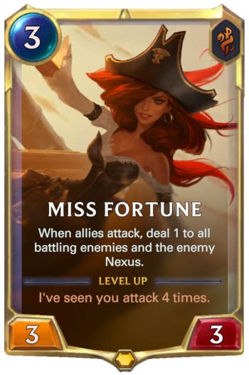 Miss Fortune Legends Of Runeterra Card Runeterrafire