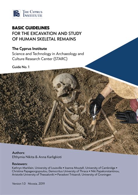 Pdf Basic Guidelines For The Excavation And Study Of Human Skeletal