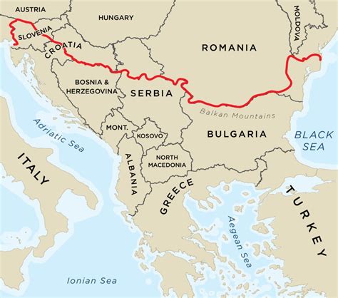 Balkan countries - The complete list of nations in the Balkans