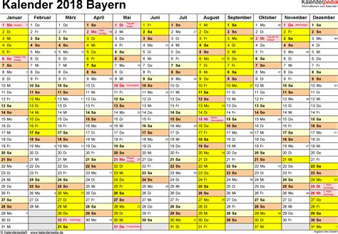 Ferien Bayern 2018 Übersicht Der Ferientermine