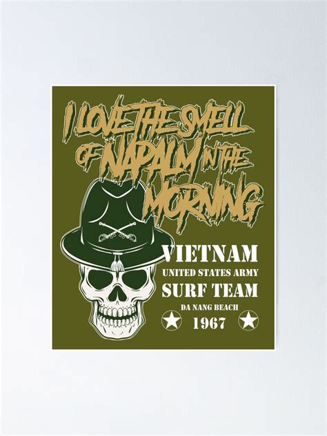 I Love The Smell Of Napalm In The Morning Poster By Angelbeach