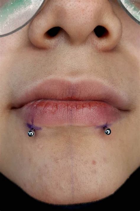How To Fake Lip Piercings Snake Bites Vertical Labret Arnoticias Tv