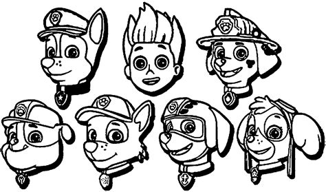 Free Nick Jr Paw Patrol Coloring Pages
