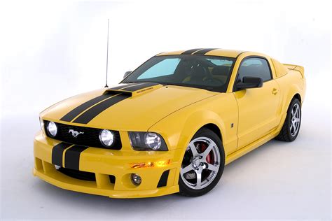 Mustang Roush Yellow Black Supercharged