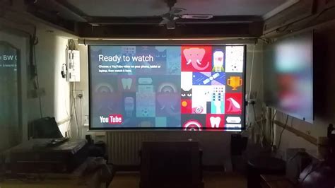 100 Inch Projector Screen Youtube