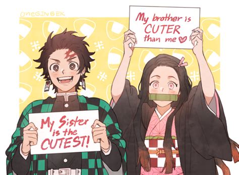 Nezuko-Tanjirou-Cute-Wallpaper - Windows Mode