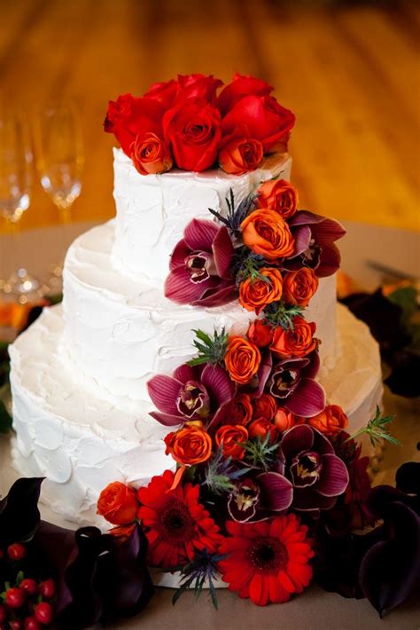 Colorful Fall Wedding At Legacy Farms Fall Wedding Cakes Fresh