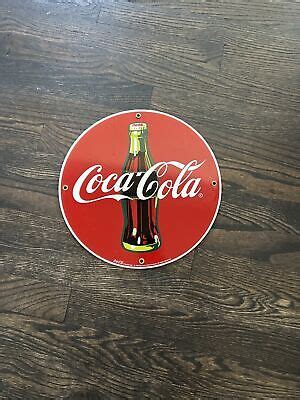Vintage Coca Cola Porcelain Enameled Sign Coca Cola Company Brand EBay