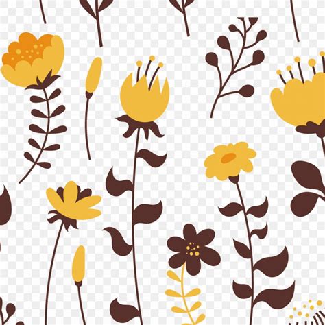 Floral Design Yellow Flower Euclidean Vector Png 1800x1800px Flower