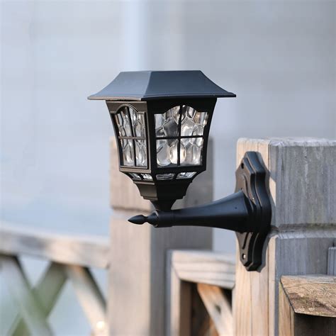 Magt 6 Lumens Solar Wall Lantern Outdoor Wall Sconce Solar Outdoor