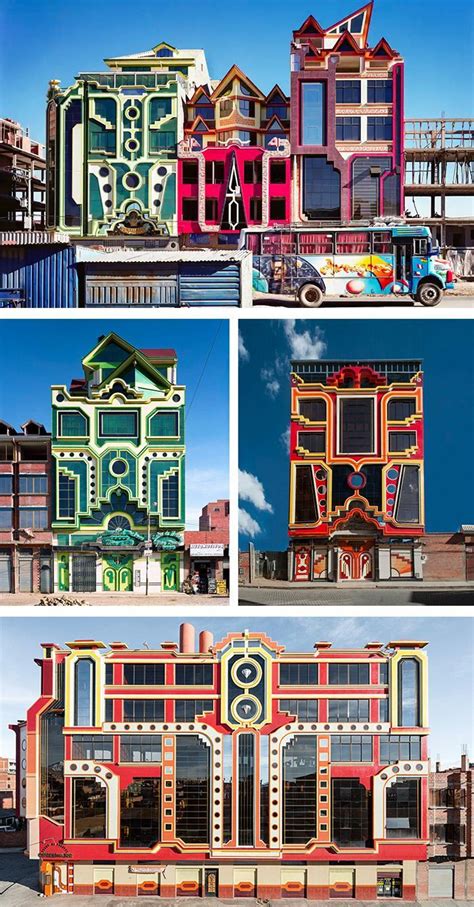 Freddy Mamani S New Andean Architecture Adds Colour To Bolivian City
