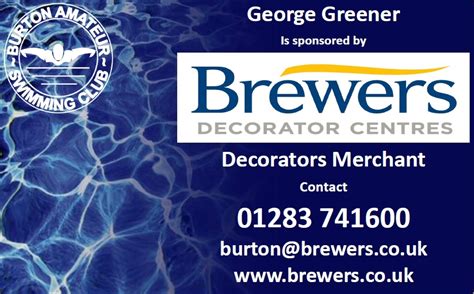 Brewers George Greener Burton Amateur Swimming Club