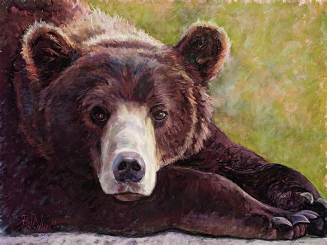 Da Bear Painting By Billie Colson Fine Art America