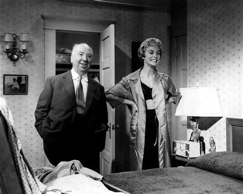 Alfred Hitchcock And Janet Leigh Janet Leigh Alfred Hitchcock Alfred Hitchcock Movies