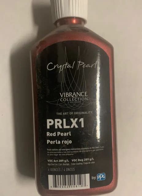 Ppg Vibrance Collection Red Pearl Prlx1 10000 Picclick