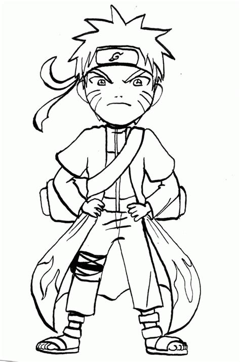 Chibi Naruto Coloring Pages Coloring Pages For All Ages Coloring Home