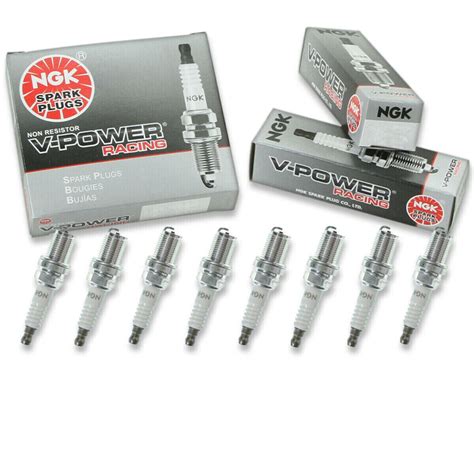 Ngk V Power Racing Spark Plugs Turbo Nitrous Supercharger Set Of 8