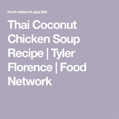Thai Coconut Chicken Soup Recipe Thai Coconut Chicken Soup Thai