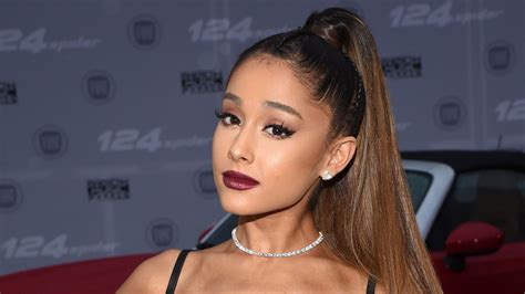 Ariana Grande Wore A Lavender French Manicure While Teasing The Title Of Her Unreleased Album