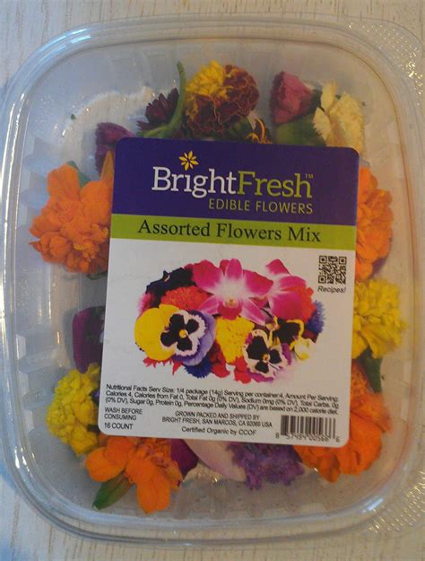 Packaged Edible Flowers A Feast For The Eyes And Palate