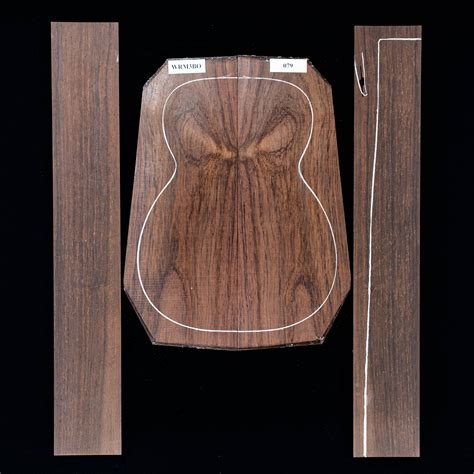 Madagascar Rosewood Back Side Set 079 Stewmac