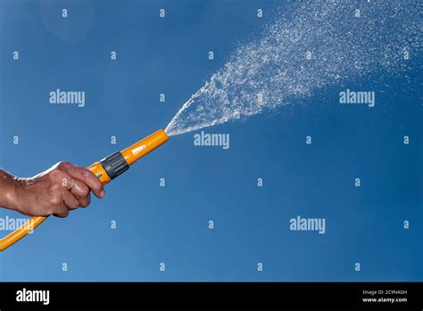 Spray From A Garden Hose Hi Res Stock Photography And Images Alamy