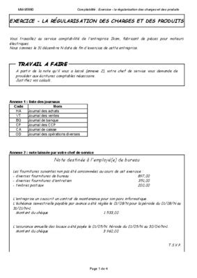 Des centaines d'exercices corrigés mis à votre disposition gratuitement, à faire directement en ligne ou en classroom pour vous perfectionner en. Exercice Du Compte De Produits Et Charges.pdf notice ...