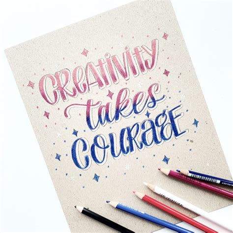 Blended Lettering With Colored Pencils Tombow Usa Blog
