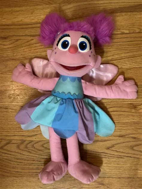 Sesame Street Abby Cadabby 17 Plush Doll Fairy Wings Hasbro Girls Toy