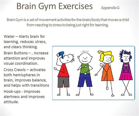 Free Printable Brain Gym Exercises Brainly Drt
