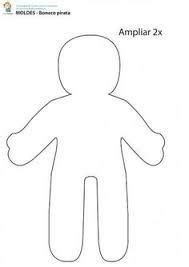 person pattern   printable outline  crafts