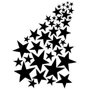 Joggles Stencil 9"X12" - NOTM280291 | Shooting stars, Stencils, Star