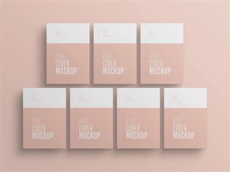 Free Psd Book Cover Multiple Mockup