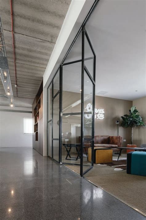 Comfortable dining table proportions allow enough surrounding room for maneuvering around the table and its accompanying dining chairs. 81 best Industrial Office Design Concepts images on ...