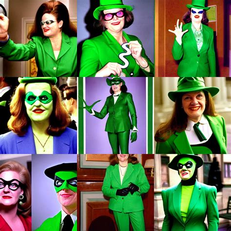 congresswoman marjorie taylor greene as the riddler, | Stable Diffusion