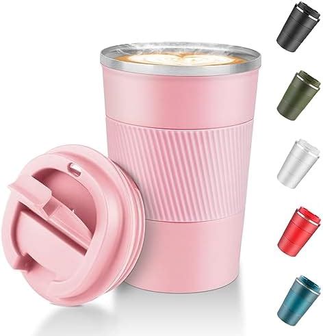 WUYOR Travel Mug 13oz 380ml Insulated Coffee Cup Double Walled Vacuum