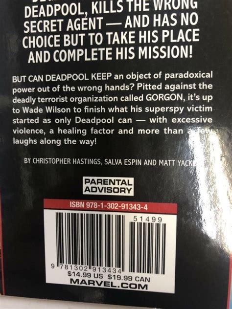 Secret Agent Deadpool 2019 Marvel Tpb Sc Christopher Hastings Comic