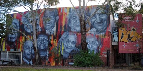 You're built to fight and programmed to win. AAL Life Members Mural - Aboriginal Advancement League