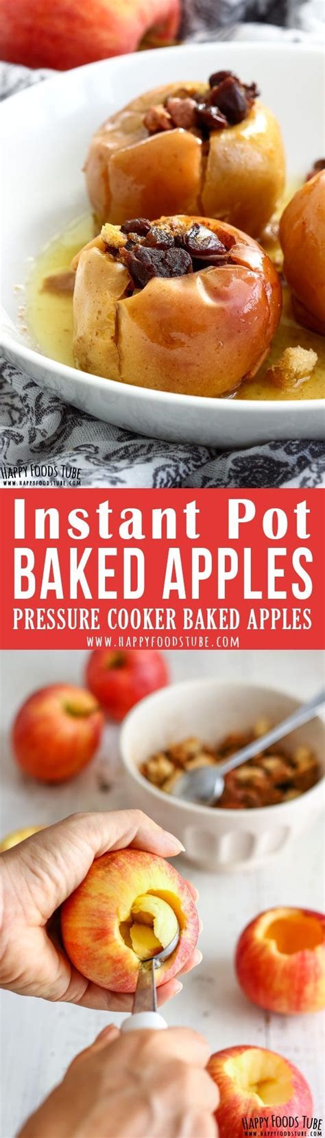 They hold their form well when they're cooked, but they sort of melt in your mouth since they're not naturally crisp. Instant Pot Baked Apples Recipe - Pressure Cooker Baked ...
