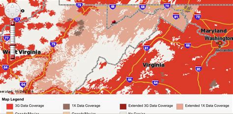 Verizon Wireless Coverage Map California - Printable Maps