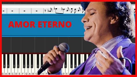 Juan Gabriel Amor Eterno Piano Tutorial Midi Youtube