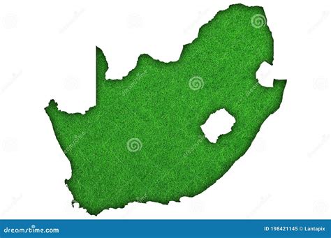 Africa Map Green Hue Colored On Dark Background High Detailed