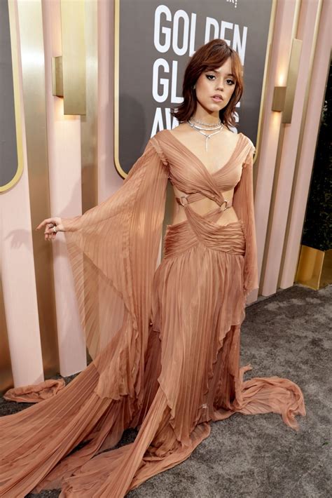 Jenna Ortega At Th Annual Golden Globe Awards In Beverly Hills Hawtcelebs